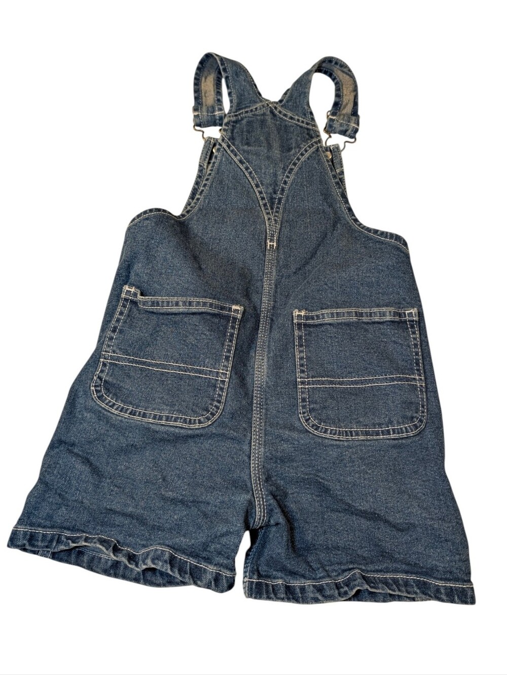 Carhartt Rugged Flex Denim Shortalls with Bib Pocket Size 5 - Picture 3 of 9